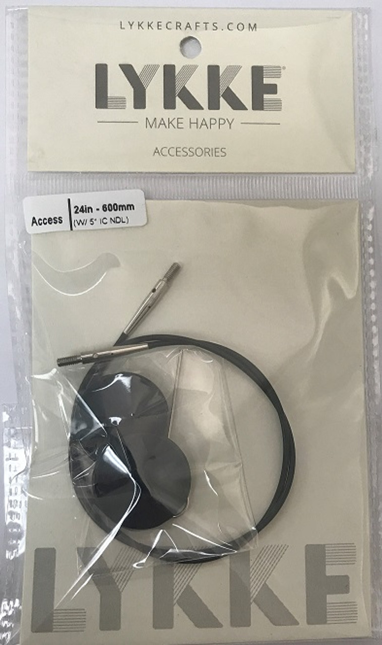 Lykke Black Cord 5 IC - 24/600mm - Sewing Supplies