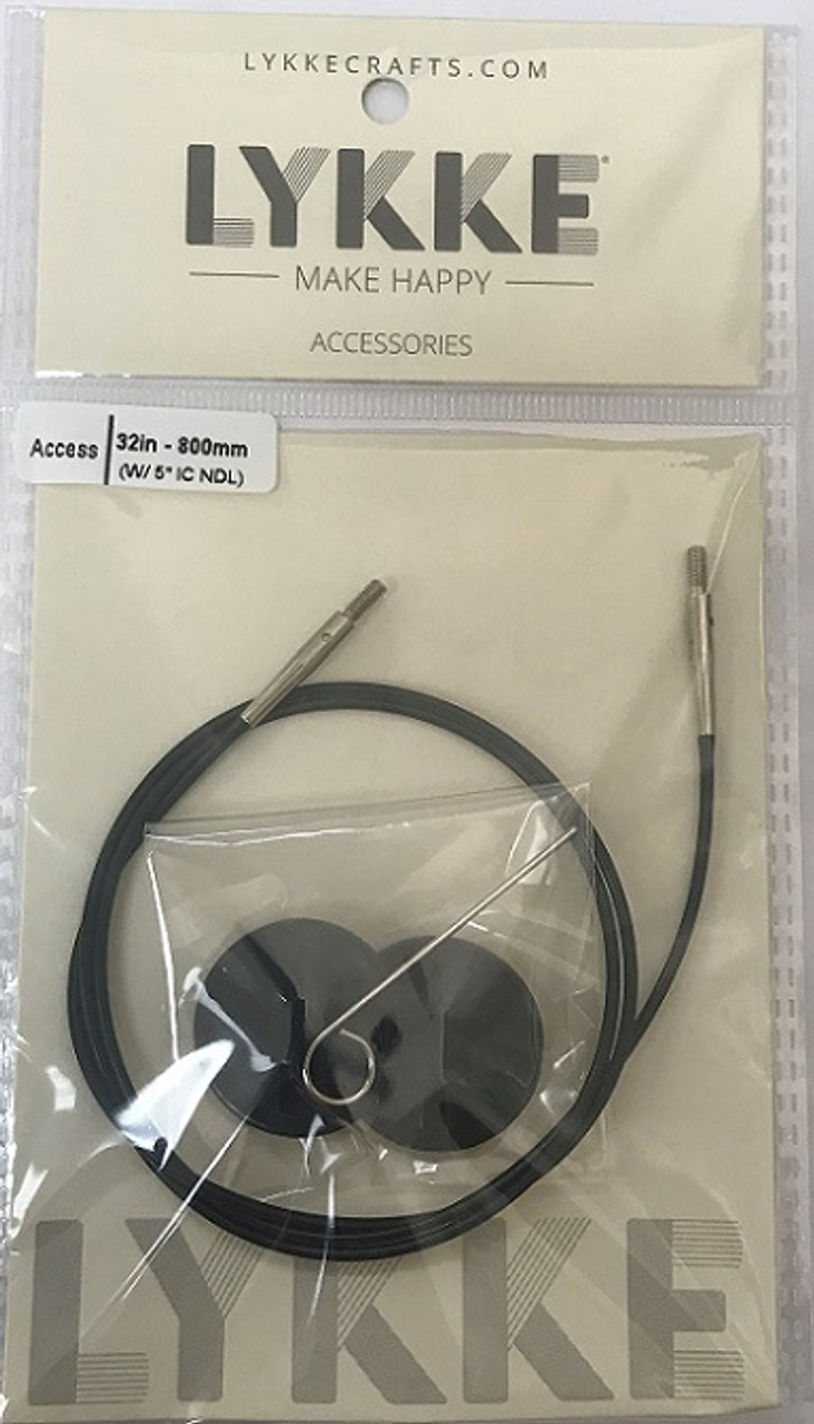 Lykke Black Cord 5 IC - 24/600mm - Sewing Supplies