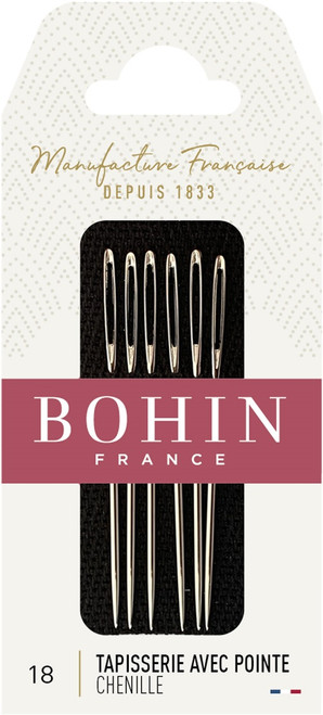 Bohin Chenille Needles Size 18 - 6/pkt