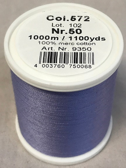 1000m Art.9350
100% mercerized cotton

Cotona No.50 is the perfect thread made of the best Egyptian cotton. Professionals choice for their home sewing and embroidery machine.

For best results we recommend the use of the MADEIRA universal embroidery needle #75/11 and the fine MADEIRA underthread Bobbinfil No. 80.