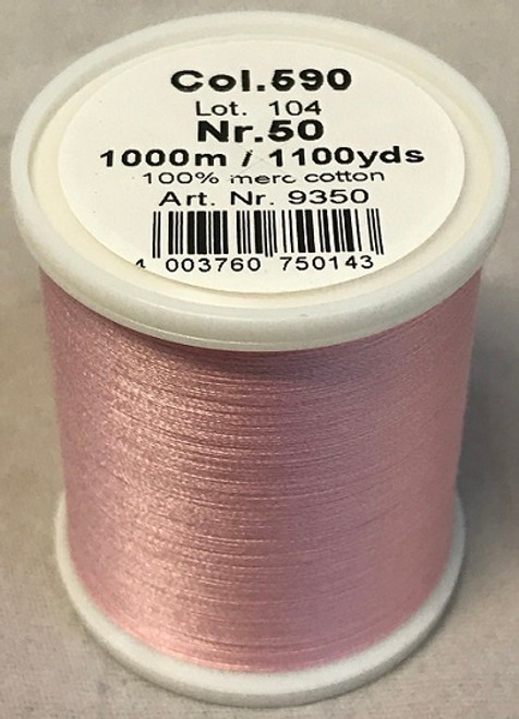 1000m Art.9350
100% mercerized cotton

Cotona No.50 is the perfect thread made of the best Egyptian cotton. Professionals choice for their home sewing and embroidery machine.

For best results we recommend the use of the MADEIRA universal embroidery needle #75/11 and the fine MADEIRA underthread Bobbinfil No. 80.