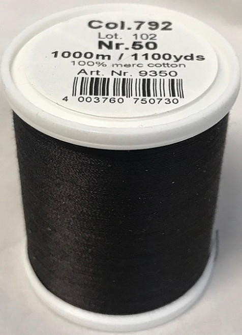 1000m Art.9350
100% mercerized cotton

Cotona No.50 is the perfect thread made of the best Egyptian cotton. Professionals choose for their home sewing and embroidery machine.

For best results we recommend the use of the MADEIRA universal embroidery needle #75/11 and the fine MADEIRA underthread Bobbinfil No. 80