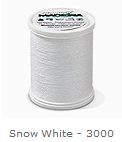 200m

60% polyester - 30% polyester metallised - 10% polyamide

Ideal for the embellishment of leather and denim, as well as top stitching, overlocking, stippling, seeding and cording.

Glamour No.12 works perfectly on all sewing and embroidery machines. 

For best results, we recommend the use of the MADEIRA Glamour needle #100/16 and the fine MADEIRA underthread Bobbinfil No.70