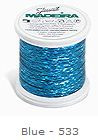 Art. 9843
100 m (110 yds) spools

Spectra thread gives your projects a different dimension. Its holographic foil finish reflects light from all around casting its own spell. Spectra will run smoothly on all sewing and embroidery machines if the sewing speed and tension are reduced slightly.