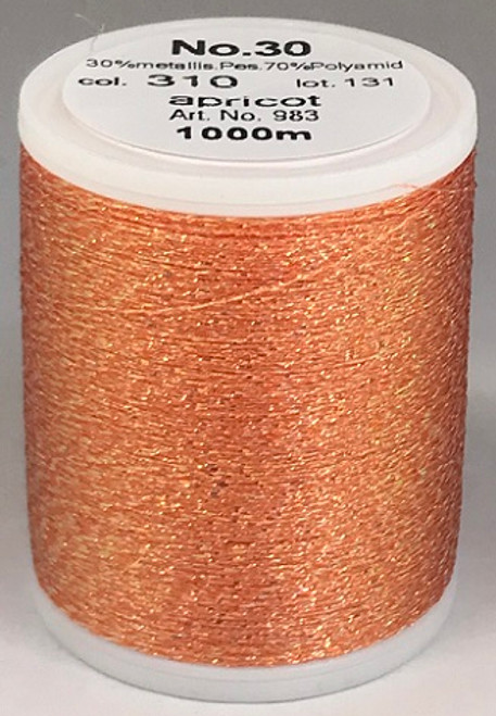 Unexpected textured dimension and dazzling embroidery is guaranteed with this sparkling metallised thread, exclusive to MADEIRA. Smoothly running festive and magnificent colours ensure glittering reflexes.