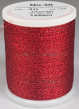 Unexpected textured dimension and dazzling embroidery is guaranteed with this sparkling metallised thread, exclusive to MADEIRA. Smoothly running festive and magnificent colours ensure glittering reflexes.
