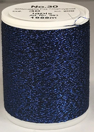 Unexpected textured dimension and dazzling embroidery is guaranteed with this sparkling metallised thread, exclusive to MADEIRA. Smoothly running festive and magnificent colours ensure glittering reflexes.