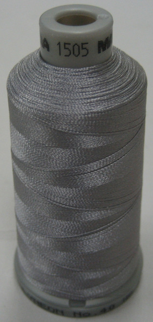 Madeira's 100% polyester embroidery thread, Polyneon is constructed of a specially developed raw material which eliminates looping, puckering and virtually all thread breaks.  Suitable for almost any application, Polyneon's unique formula makes this thread extremely durable and smooth running.  Vibrant colors, are glossy, as well as resistant to chlorine bleach, making Polyneon the ideal thread for embroidering on uniforms, safety garments and commercial linens.