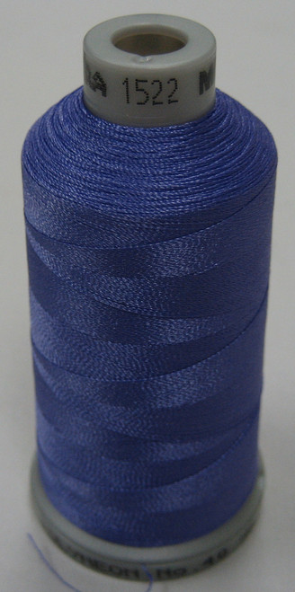 Madeira's 100% polyester embroidery thread, Polyneon is constructed of a specially developed raw material which eliminates looping, puckering and virtually all thread breaks.  Suitable for almost any application, Polyneon's unique formula makes this thread extremely durable and smooth running.  Vibrant colors, are glossy, as well as resistant to chlorine bleach, making Polyneon the ideal thread for embroidering on uniforms, safety garments and commercial linens.
