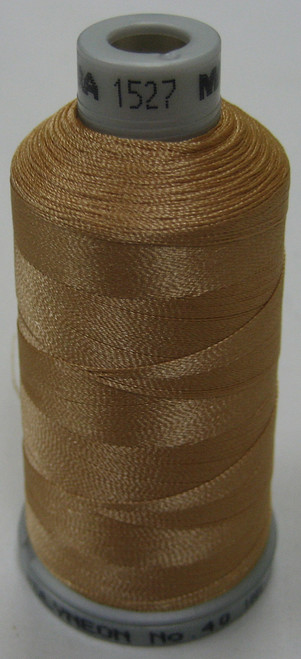 Madeira's 100% polyester embroidery thread, Polyneon is constructed of a specially developed raw material which eliminates looping, puckering and virtually all thread breaks.  Suitable for almost any application, Polyneon's unique formula makes this thread extremely durable and smooth running.  Vibrant colors, are glossy, as well as resistant to chlorine bleach, making Polyneon the ideal thread for embroidering on uniforms, safety garments and commercial linens.