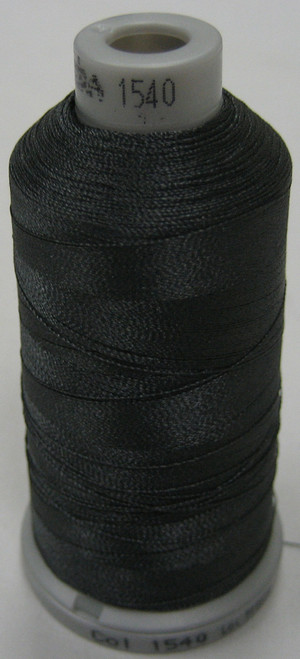 Madeira's 100% polyester embroidery thread, Polyneon is constructed of a specially developed raw material which eliminates looping, puckering and virtually all thread breaks.  Suitable for almost any application, Polyneon's unique formula makes this thread extremely durable and smooth running.  Vibrant colors, are glossy, as well as resistant to chlorine bleach, making Polyneon the ideal thread for embroidering on uniforms, safety garments and commercial linens.