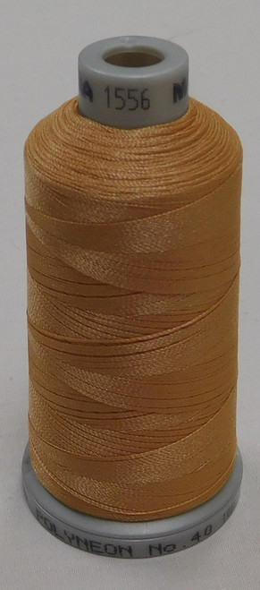 Madeira's 100% polyester embroidery thread, Polyneon is constructed of a specially developed raw material which eliminates looping, puckering and virtually all thread breaks.  Suitable for almost any application, Polyneon's unique formula makes this thread extremely durable and smooth running.  Vibrant colors, are glossy, as well as resistant to chlorine bleach, making Polyneon the ideal thread for embroidering on uniforms, safety garments and commercial linens.