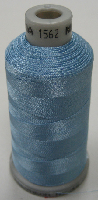 Madeira's 100% polyester embroidery thread, Polyneon is constructed of a specially developed raw material which eliminates looping, puckering and virtually all thread breaks.  Suitable for almost any application, Polyneon's unique formula makes this thread extremely durable and smooth running.  Vibrant colors, are glossy, as well as resistant to chlorine bleach, making Polyneon the ideal thread for embroidering on uniforms, safety garments and commercial linens.