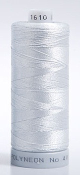 Madeira's 100% polyester embroidery thread, Polyneon is constructed of a specially developed raw material which eliminates looping, puckering and virtually all thread breaks.  Suitable for almost any application, Polyneon's unique formula makes this thread extremely durable and smooth running.  Vibrant colors, are glossy, as well as resistant to chlorine bleach, making Polyneon the ideal thread for embroidering on uniforms, safety garments and commercial linens.