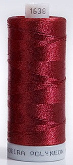 Madeira's 100% polyester embroidery thread, Polyneon is constructed of a specially developed raw material which eliminates looping, puckering and virtually all thread breaks.  Suitable for almost any application, Polyneon's unique formula makes this thread extremely durable and smooth running.  Vibrant colors, are glossy, as well as resistant to chlorine bleach, making Polyneon the ideal thread for embroidering on uniforms, safety garments and commercial linens.