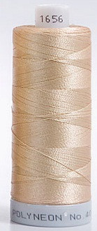 Madeira's 100% polyester embroidery thread, Polyneon is constructed of a specially developed raw material which eliminates looping, puckering and virtually all thread breaks.  Suitable for almost any application, Polyneon's unique formula makes this thread extremely durable and smooth running.  Vibrant colors, are glossy, as well as resistant to chlorine bleach, making Polyneon the ideal thread for embroidering on uniforms, safety garments and commercial linens.