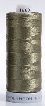 Madeira's 100% polyester embroidery thread, Polyneon is constructed of a specially developed raw material which eliminates looping, puckering and virtually all thread breaks.  Suitable for almost any application, Polyneon's unique formula makes this thread extremely durable and smooth running.  Vibrant colors, are glossy, as well as resistant to chlorine bleach, making Polyneon the ideal thread for embroidering on uniforms, safety garments and commercial linens.