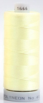 Madeira's 100% polyester embroidery thread, Polyneon is constructed of a specially developed raw material which eliminates looping, puckering and virtually all thread breaks.  Suitable for almost any application, Polyneon's unique formula makes this thread extremely durable and smooth running.  Vibrant colors, are glossy, as well as resistant to chlorine bleach, making Polyneon the ideal thread for embroidering on uniforms, safety garments and commercial linens.