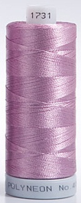 Madeira's 100% polyester embroidery thread, Polyneon is constructed of a specially developed raw material which eliminates looping, puckering and virtually all thread breaks.  Suitable for almost any application, Polyneon's unique formula makes this thread extremely durable and smooth running.  Vibrant colors, are glossy, as well as resistant to chlorine bleach, making Polyneon the ideal thread for embroidering on uniforms, safety garments and commercial linens.