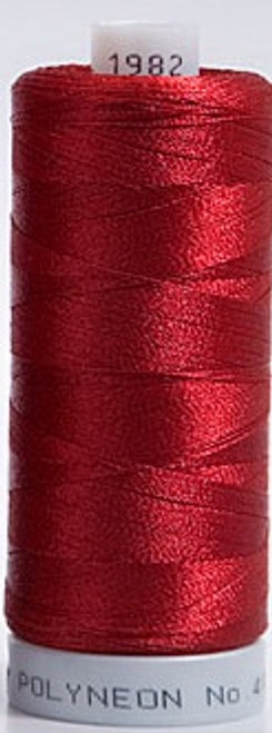 Madeira's 100% polyester embroidery thread, Polyneon is constructed of a specially developed raw material which eliminates looping, puckering and virtually all thread breaks.  Suitable for almost any application, Polyneon's unique formula makes this thread extremely durable and smooth running.  Vibrant colors, are glossy, as well as resistant to chlorine bleach, making Polyneon the ideal thread for embroidering on uniforms, safety garments and commercial linens.