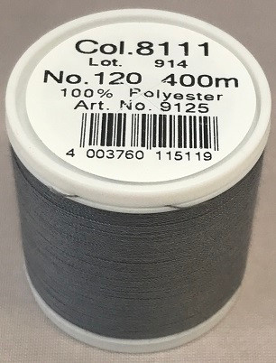 400 m of Aerofil Sew All Thread is the perfect meterage for the dedicated hobby sewer. A top quality sewing thread at an unbeatable price and the best cost performance ratio. The colours have been carefully selected and offer the optimum choice to fulfil all colour desires.

For best sewing results we recommend the use of the MADEIRA universal sewing needle size #80/12 of premium Titanium quality.