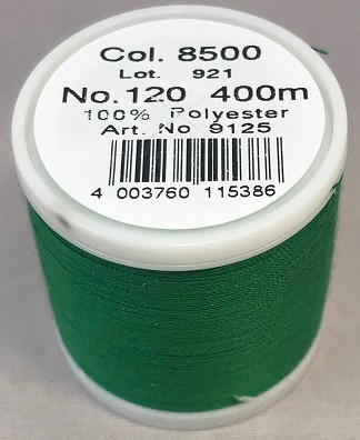 400 m of Aerofil Sew All Thread is the perfect meterage for the dedicated hobby sewer. A top quality sewing thread at an unbeatable price and the best cost performance ratio. The colours have been carefully selected and offer the optimum choice to fulfil all colour desires.

For best sewing results we recommend the use of the MADEIRA universal sewing needle size #80/12 of premium Titanium quality.