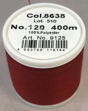 400 m of Aerofil Sew All Thread is the perfect meterage for the dedicated hobby sewer. A top quality sewing thread at an unbeatable price and the best cost performance ratio. The colours have been carefully selected and offer the optimum choice to fulfil all colour desires.

For best sewing results we recommend the use of the MADEIRA universal sewing needle size #80/12 of premium Titanium quality.