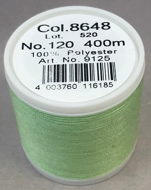 400 m of Aerofil Sew All Thread is the perfect meterage for the dedicated hobby sewer. A top quality sewing thread at an unbeatable price and the best cost performance ratio. The colours have been carefully selected and offer the optimum choice to fulfil all colour desires.

For best sewing results we recommend the use of the MADEIRA universal sewing needle size #80/12 of premium Titanium quality.