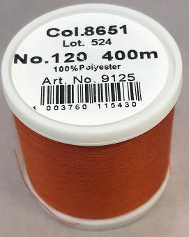 400 m of Aerofil Sew All Thread is the perfect meterage for the dedicated hobby sewer. A top quality sewing thread at an unbeatable price and the best cost performance ratio. The colours have been carefully selected and offer the optimum choice to fulfil all colour desires.

For best sewing results we recommend the use of the MADEIRA universal sewing needle size #80/12 of premium Titanium quality.