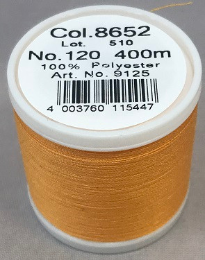 400 m of Aerofil Sew All Thread is the perfect meterage for the dedicated hobby sewer. A top quality sewing thread at an unbeatable price and the best cost performance ratio. The colours have been carefully selected and offer the optimum choice to fulfil all colour desires.

For best sewing results we recommend the use of the MADEIRA universal sewing needle size #80/12 of premium Titanium quality.