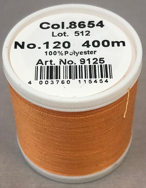 400 m of Aerofil Sew All Thread is the perfect meterage for the dedicated hobby sewer. A top quality sewing thread at an unbeatable price and the best cost performance ratio. The colours have been carefully selected and offer the optimum choice to fulfil all colour desires.

For best sewing results we recommend the use of the MADEIRA universal sewing needle size #80/12 of premium Titanium quality.