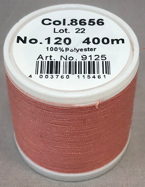 400 m of Aerofil Sew All Thread is the perfect meterage for the dedicated hobby sewer. A top quality sewing thread at an unbeatable price and the best cost performance ratio. The colours have been carefully selected and offer the optimum choice to fulfil all colour desires.

For best sewing results we recommend the use of the MADEIRA universal sewing needle size #80/12 of premium Titanium quality.