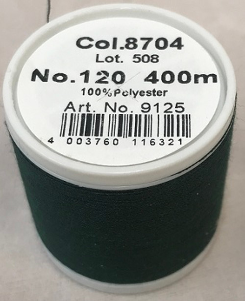 400 m of Aerofil Sew All Thread is the perfect meterage for the dedicated hobby sewer. A top quality sewing thread at an unbeatable price and the best cost performance ratio. The colours have been carefully selected and offer the optimum choice to fulfil all colour desires.

For best sewing results we recommend the use of the MADEIRA universal sewing needle size #80/12 of premium Titanium quality.