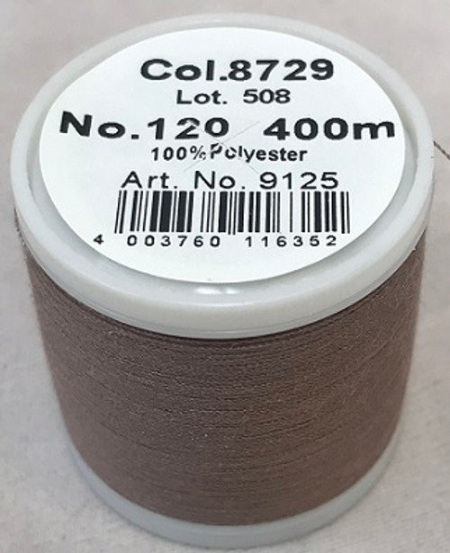 400 m of Aerofil Sew All Thread is the perfect meterage for the dedicated hobby sewer. A top quality sewing thread at an unbeatable price and the best cost performance ratio. The colours have been carefully selected and offer the optimum choice to fulfil all colour desires.

For best sewing results we recommend the use of the MADEIRA universal sewing needle size #80/12 of premium Titanium quality.