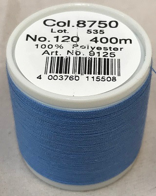400 m of Aerofil Sew All Thread is the perfect meterage for the dedicated hobby sewer. A top quality sewing thread at an unbeatable price and the best cost performance ratio. The colours have been carefully selected and offer the optimum choice to fulfil all colour desires.

For best sewing results we recommend the use of the MADEIRA universal sewing needle size #80/12 of premium Titanium quality.