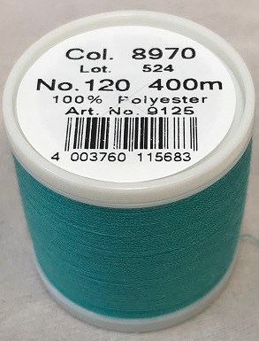 400 m of Aerofil Sew All Thread is the perfect meterage for the dedicated hobby sewer. A top quality sewing thread at an unbeatable price and the best cost performance ratio. The colours have been carefully selected and offer the optimum choice to fulfil all colour desires.

For best sewing results we recommend the use of the MADEIRA universal sewing needle size #80/12 of premium Titanium quality.