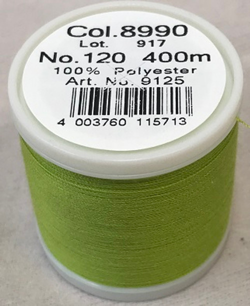 400 m of Aerofil Sew All Thread is the perfect meterage for the dedicated hobby sewer. A top quality sewing thread at an unbeatable price and the best cost performance ratio. The colours have been carefully selected and offer the optimum choice to fulfil all colour desires.

For best sewing results we recommend the use of the MADEIRA universal sewing needle size #80/12 of premium Titanium quality.