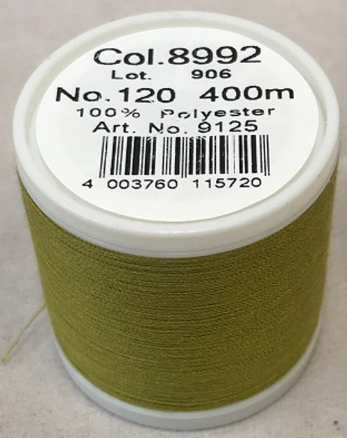 400 m of Aerofil Sew All Thread is the perfect meterage for the dedicated hobby sewer. A top quality sewing thread at an unbeatable price and the best cost performance ratio. The colours have been carefully selected and offer the optimum choice to fulfil all colour desires.

For best sewing results we recommend the use of the MADEIRA universal sewing needle size #80/12 of premium Titanium quality.