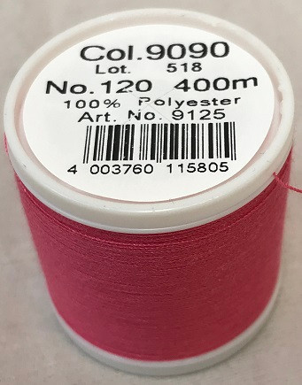 400 m of Aerofil Sew All Thread is the perfect meterage for the dedicated hobby sewer. A top quality sewing thread at an unbeatable price and the best cost performance ratio. The colours have been carefully selected and offer the optimum choice to fulfil all colour desires.

For best sewing results we recommend the use of the MADEIRA universal sewing needle size #80/12 of premium Titanium quality.