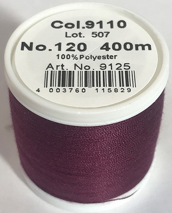 400 m of Aerofil Sew All Thread is the perfect meterage for the dedicated hobby sewer. A top quality sewing thread at an unbeatable price and the best cost performance ratio. The colours have been carefully selected and offer the optimum choice to fulfil all colour desires.

For best sewing results we recommend the use of the MADEIRA universal sewing needle size #80/12 of premium Titanium quality.