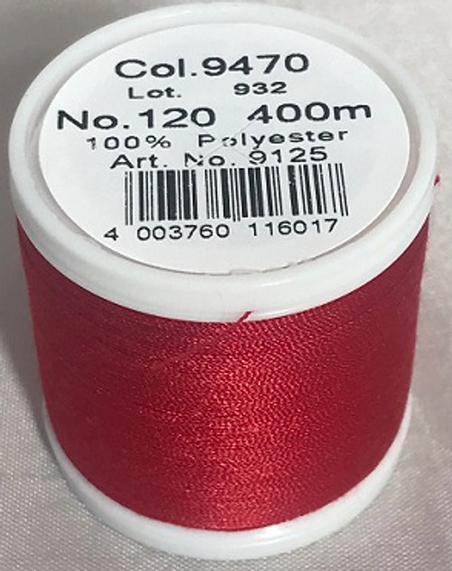 400 m of Aerofil Sew All Thread is the perfect meterage for the dedicated hobby sewer. A top quality sewing thread at an unbeatable price and the best cost performance ratio. The colours have been carefully selected and offer the optimum choice to fulfil all colour desires.

For best sewing results we recommend the use of the MADEIRA universal sewing needle size #80/12 of premium Titanium quality.