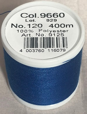400 m of Aerofil Sew All Thread is the perfect meterage for the dedicated hobby sewer. A top quality sewing thread at an unbeatable price and the best cost performance ratio. The colours have been carefully selected and offer the optimum choice to fulfil all colour desires.

For best sewing results we recommend the use of the MADEIRA universal sewing needle size #80/12 of premium Titanium quality.