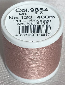 400 m of Aerofil Sew All Thread is the perfect meterage for the dedicated hobby sewer. A top quality sewing thread at an unbeatable price and the best cost performance ratio. The colours have been carefully selected and offer the optimum choice to fulfil all colour desires.

For best sewing results we recommend the use of the MADEIRA universal sewing needle size #80/12 of premium Titanium quality.