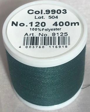 400 m of Aerofil Sew All Thread is the perfect meterage for the dedicated hobby sewer. A top quality sewing thread at an unbeatable price and the best cost performance ratio. The colours have been carefully selected and offer the optimum choice to fulfil all colour desires.

For best sewing results we recommend the use of the MADEIRA universal sewing needle size #80/12 of premium Titanium quality.