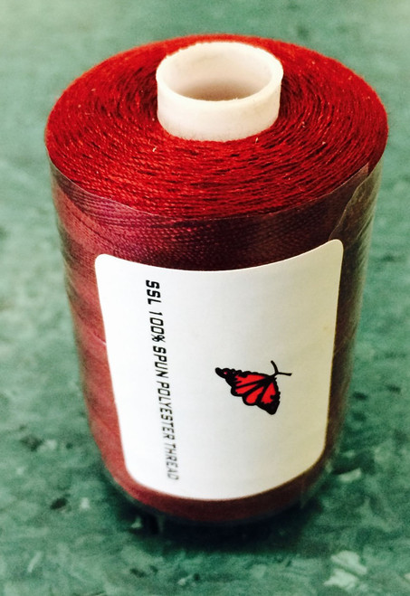 Article PS120, 1000 metres
This is a 2 ply thread with a 40/2 thread count. Ideal for over-locking and general sewing. 
Available in 34 colours on 1000m spools. Sometimes called Butterfly Thread.
Black, White, Natural, Mid Grey and Navy available on 5000m cones