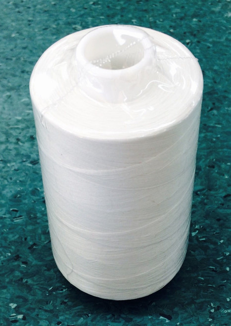 Article SP120, 5000 metres
This is a 2 ply thread with a 40/2 thread count. Ideal for over-locking and general sewing. 
Available in 6  colours on 5000m spools. 
Black, White, Natural, Mid Grey, Dark Green and Navy