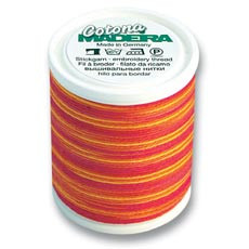 100 m (110 yds) Art. 9304

100% cotton

Cotona No. 4 is made from the famous premium quality ‘Ghiza’ cotton with a matt finish to create elegant and distinctive overlock impressions or a unique thick and dramatic effect on machine or hand embroidery and crochet.

Cotona No. 4 produces decorative overlock edge hems of a soft, warm and natural look. Cotona No. 4 is heavy so does not go through the eye of a normal machine needle for standard top stitching. Instead it runs smoothly through the loopers of an overlocker or coverstitch machine, is perfect for bobbin work and performs exceptionally well for couching and all these astonishing decorative stitch techniques.