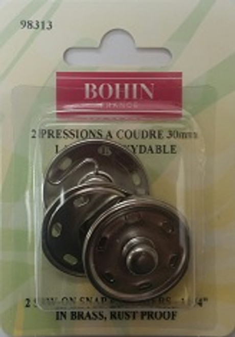 Bohin Sew-On Snap Fasteners (Med)