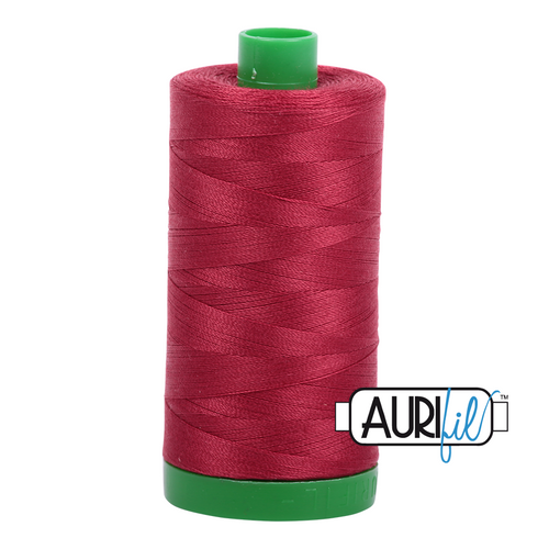 Aurifil 40wt Thread - 1000m

The 1000m spools are perfect for that medium to large project when you are worried about running out of thread. 

The 40wt range is the favourite choice for machine quilting and embroidery. The slightly heavier thread emphasizes the quilting stitches and will show up more in your work.

This is a high quality 100% Cotton thread, making it ideal for all forms machine work whether it is on Applique, for Quilting, Machine Piecing or Long-arm Quilting.

If you prefer to do things by hand, this is ideal for Cross stitching, Hand Piecing and work with Lace.