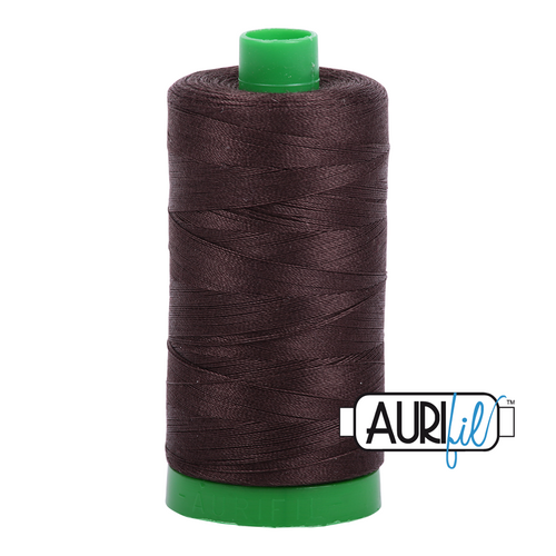 Aurifil 40wt Thread - 1000m

The 1000m spools are perfect for that medium to large project when you are worried about running out of thread. 

The 40wt range is the favourite choice for machine quilting and embroidery. The slightly heavier thread emphasizes the quilting stitches and will show up more in your work.

This is a high quality 100% Cotton thread, making it ideal for all forms machine work whether it is on Applique, for Quilting, Machine Piecing or Long-arm Quilting.

If you prefer to do things by hand, this is ideal for Cross stitching, Hand Piecing and work with Lace.